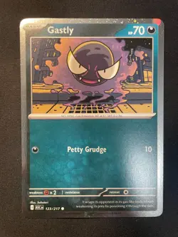 Gastly 123/217 Cosmo Holo Promo Ascended Heroes Pokemon Card - Pack Fresh NM - Image 1
