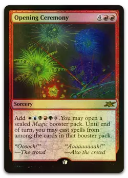 Opening Ceremony (Galaxy Foil) #404 (NM) Unfinity UNF Magic MTG - Image 1