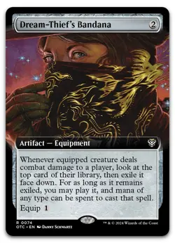Dream-Thief's Bandana (Extended Art) #74 (NM) Thunder Junction OTC Magic MTG - Image 1