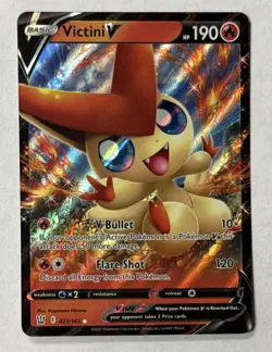 2021 Pokemon TCG Victini V 021/163 Battle Styles Ungraded - Image 1