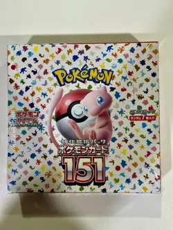 Pokemon TCG: Scarlet & Violet - 151 Booster Box - Sealed - Japanese 4521329346038 - Image 1