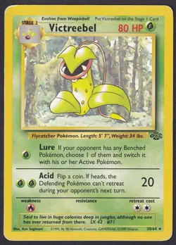 Pokemon Victreebel 30/64 Non-Holo Rare Jungle - Image 1