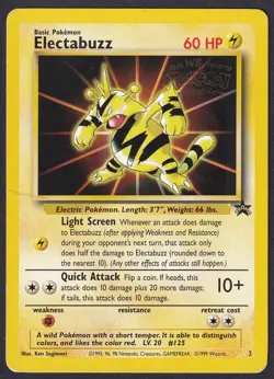 Pokemon Electabuzz 2 WoTC Black Star Promo - Image 1