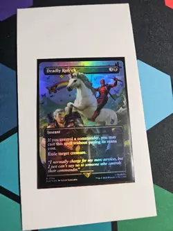 Deadly Rollick FOIL | MTG Deadpool Secret Lair Marvel NM M - Image 1