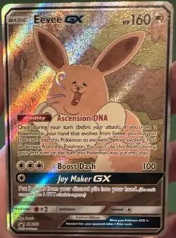 Pokemon TCG Eevee GX SM233 Sm Holo - Image 1