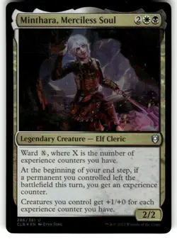 FOIL Minthara, Merciless Soul Magic the Gathering CLB Baldur's Gate BG3 MTG NM - Image 1