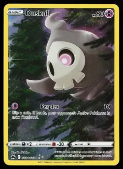Duskull GG28/GG70 Ultra Rare Crown Zenith Galarian Gallery Pokemon Card - Image 1
