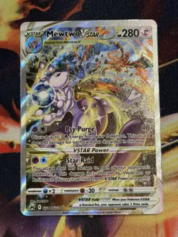 Mewtwo VSTAR Crown Zenith: Galarian Gallery Ultra Rare Card #GG44/GG70 - Image 1
