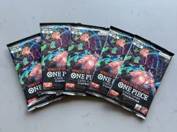 One Piece Card Game TCG - English - Booster Pack Lot - 5 Sealed Packs of OP-06 - Image 1