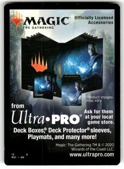 1x - Garruk, Unleashed Emblem - #17 - Magic Core Set 2021 - NM MTG Nea - Image 2