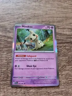 Mimikyu - 037/091 - Holo Rare - Scarlet & Violet: Paldean Fates - Pokemon - Image 1