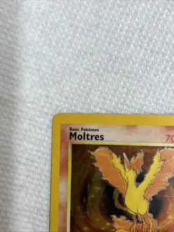 1999 Pokemon Fossil Moltres Holo 12/62 Free Shipping - Image 2