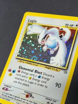 Lugia 9/111 Neo Genesis Unlimited Holofoil Holo Rare Swirl Pokemon TCG - Image 3