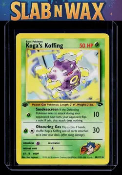 Pokemon tcg Gym Challenge Koga's Koffing (48) #048/132 - Image 1