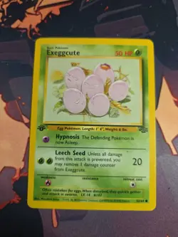 Pokemon TCG - Exeggcute 52/64 Moderately Played Common Jungle 1st Edition - Image 1