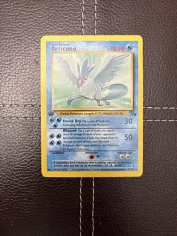 Pokemon TCG - Articuno - 17/62 - Fossil - LP 1st Edition Rare (1999) - Image 1