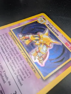 Alakazam - #1/102 Base Set Unlimited Holo Rare - LP - Pokemon TCG WOTC Vintage - Image 5