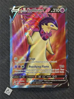Hisuian Typhlosion V 169/189 - Astral Radiance Full Art Ultra Rare Pokemon NM - Image 1