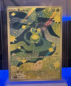 Budew 221/217 Full Art Illustration Rare Ascended Heroes Pokemon TCG ENGLISH - Image 1