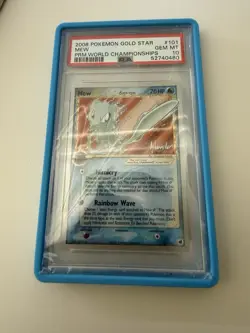 Pokemon Gold Star Mew World Championship Series Ultra Rare PSA 10 GEM MT 101/101 - Image 2
