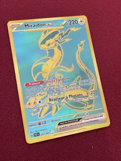 Carte Pokemon Miraidon EX 243/091 Secrete Gold Destinees De Paldea - Neuf FR - Image 1