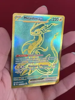 Carte Pokemon Miraidon EX 243/091 Secrete Gold Destinees De Paldea - Neuf FR - Image 3