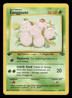 Exeggcute 52/64 1st edition Pokemon Jungle - Image 1