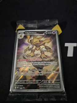 Pokemon Alakazam TCG MEP 009 Mega Evolution Black Star Promo Sealed - Image 1
