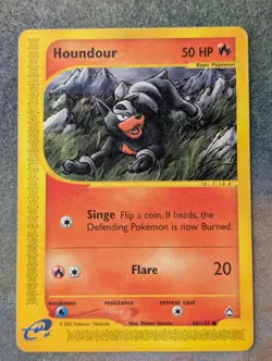 Pokemon Houndour 86/147 Aquapolis - MP - Image 1
