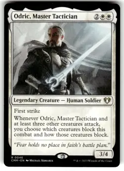 Odric, Master Tactician Commander Masters Regular MTG - Image 1