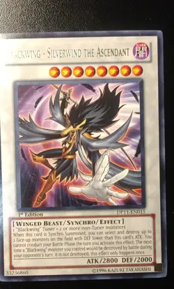 Blackwing - Silverwind the Ascendant DP11-EN015 - Crow - 1st Edition LP - Image 1
