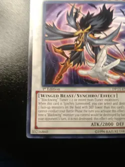 Blackwing - Silverwind the Ascendant DP11-EN015 - Crow - 1st Edition LP - Image 5