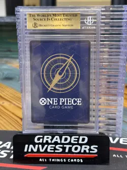 BGS 9.5 EDWARD NEWGATE OP08-043 SR ALT ART ONE PIECE CARD 2024 w/ 2-10's! - Image 2