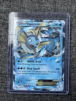 Vaporeon EX 24/83 XY Generations Holo Ultra Rare Near Mint/Mint Pokemon TCG Card - Image 1