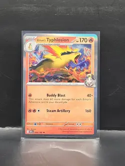 Pokemon Destined Rivals Ethans Typhlosion Holo Card 034/182 - Image 1