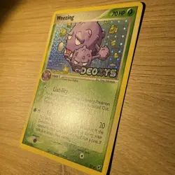 Pokemon Card - Weezing Deoxys 51/107 Uncommon Reverse Holo Stamped - Image 3