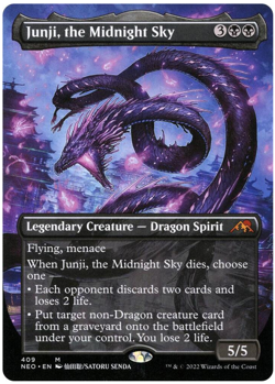 Junji, the Midnight Sky (Borderless) - Kamigawa - MYTHIC NM-MINT MTG Magic Card - Image 1