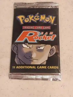 Pokemon Team Rocket Booster Pack Unlimited edition TCG - Image 1
