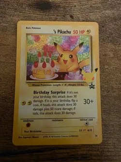 Birthday Pikachu 24/53 Pokemon TCG Celebrations Classic Collection NM - Image 1