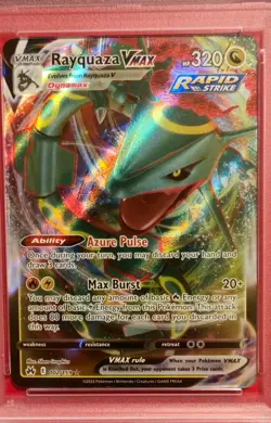 PSA 10 Rayquaza VMAX 102/159 Crown Zenith Ultra Rare Full Art Pokemon TCG - Image 2