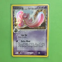 Pokemon TCG Lickitung Delta Species Dragon Frontiers Rare Reverse Holo 19/101 - Image 1
