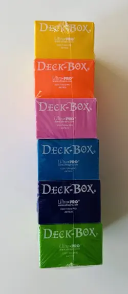 Lot of 12 Ultra Pro Deck Box Standard Size, Assorted Colors, New, Yu-Gi-Oh, MTG - Image 5
