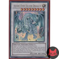 Yugioh Azure-Eyes Silver Dragon SDBE-EN040 Ultra Rare 1st Edition NM - Image 1