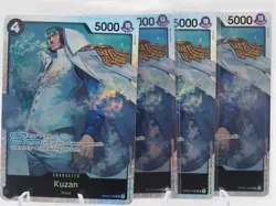 4x Kuzan OP02-096 SR One Piece NM Bandai TCG Playset - Image 1
