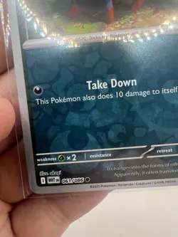 Zorua 061/086 Reverse Holo Card : SV-10.5 White Flare : Pokemon TCG NM - Image 5