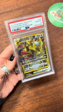 2022 Pokemon JP SWSH Giratina VSTAR Gold #125 Lost Abyss PSA 10 Pokemon Card - Image 2