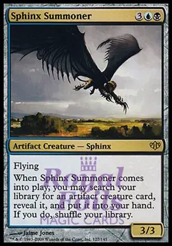 Sphinx Summoner 1x FOIL CON MTG Conflux Rare MINT blue black artifact - Image 1