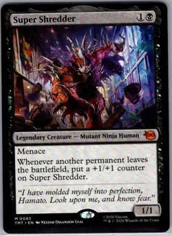 Super Shredder 83 Teenage Mutant Ninja Turtles - Magic The Gathering MTG - NM - Image 1