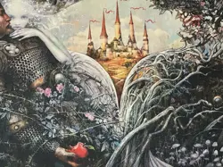 Official Ultra Pro Throne of Eldraine Playmat Standard Size MTG Magic TCG Rare - Image 3