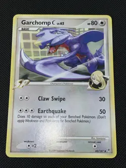 Pokemon TCG Garchomp C 60/147 Supreme Victors Non Holo 2009 NM NICE LOOK!! - Image 2
